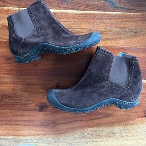 Merrell Plaza Mid Expresso Ankle Suede Boot